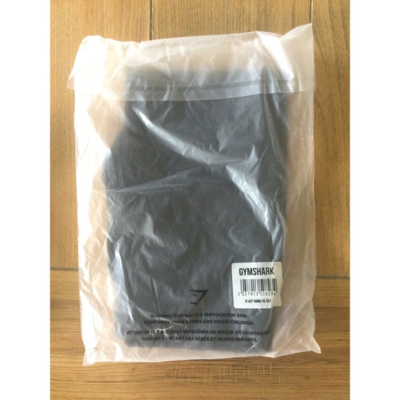 GYM SHARK NIP Black Leggings XS - Picture 6 of 6